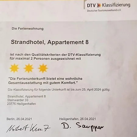 Strandhotel-heiligenhafen-wohnung-8-typ-iii 4* Heiligenhafen