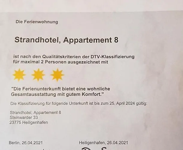 Strandhotel-heiligenhafen-wohnung-8-typ-iii 4* Heiligenhafen